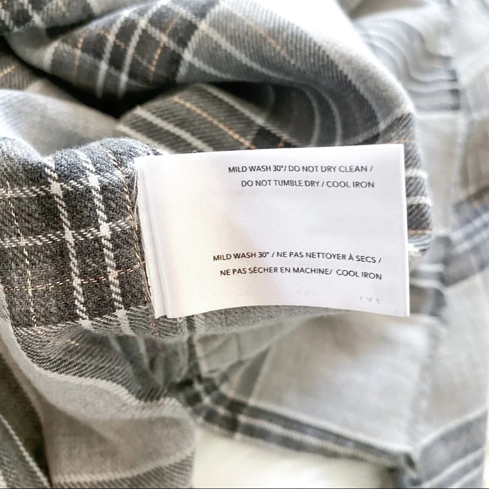 AG Adriano Goldschmied Kids Gray Gold Flannel Top - Picture 10 of 16